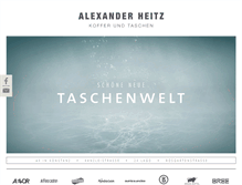 Tablet Screenshot of alexanderheitz.com